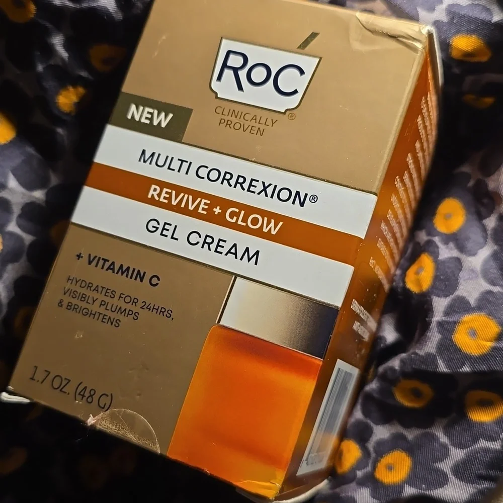 RoC Multi Correxion Revive + Glow Gel Vitamin C Cream 1.7 oz NIB